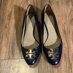 Navy blue Tory Burch heels